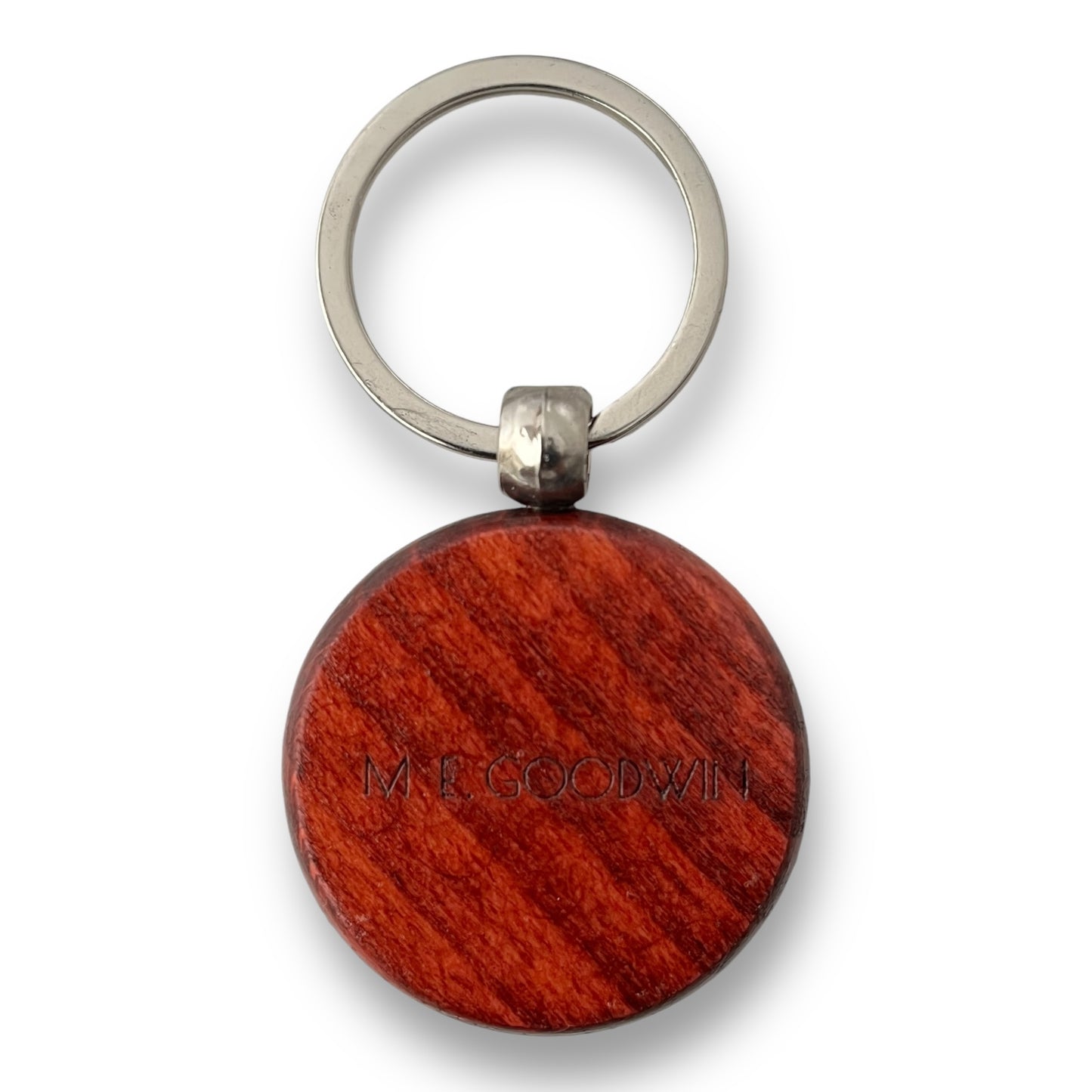 Brick Wood Keychain-ROUND